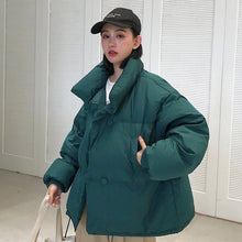 Load image into Gallery viewer, Korean Style 2020 Winter Jacket Women Oversized Womens Short Parka