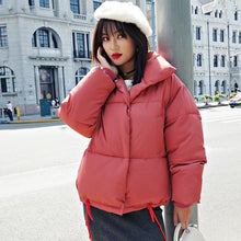 Load image into Gallery viewer, Korean Style 2020 Winter Jacket Women Oversized Womens Short Parka