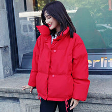 Load image into Gallery viewer, Korean Style 2020 Winter Jacket Women Oversized Womens Short Parka