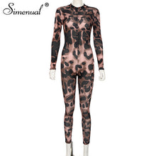 Load image into Gallery viewer, Leopard Push Up Fitness Sporty Jumpsuits