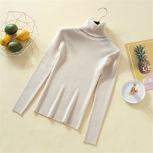 Load image into Gallery viewer, Knit Sweater Women Turtleneck Casual Pure Cashmere Pullover