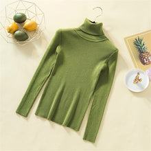 Load image into Gallery viewer, Knit Sweater Women Turtleneck Casual Pure Cashmere Pullover