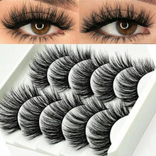Load image into Gallery viewer, 5-Pair Mink Hair Eyelashes