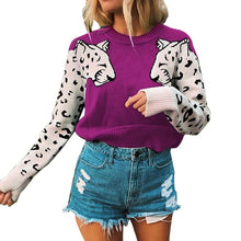 Load image into Gallery viewer, Autumn Knitted Cropped Sweater