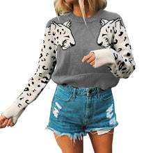 Load image into Gallery viewer, Autumn Knitted Cropped Sweater