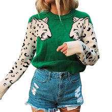Load image into Gallery viewer, Autumn Knitted Cropped Sweater
