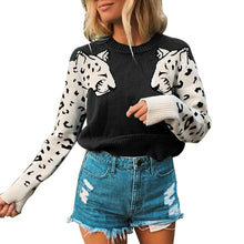 Load image into Gallery viewer, Autumn Knitted Cropped Sweater