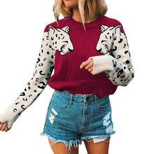 Load image into Gallery viewer, Autumn Knitted Cropped Sweater
