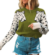 Load image into Gallery viewer, Autumn Knitted Cropped Sweater