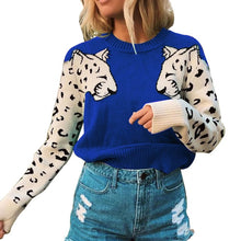 Load image into Gallery viewer, Autumn Knitted Cropped Sweater
