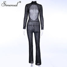 Load image into Gallery viewer, Mesh Transparent Women Jumpsuits