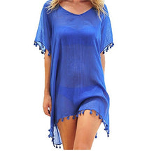 Load image into Gallery viewer, New Chiffon Tassels Beach Wear Women Swimsuit