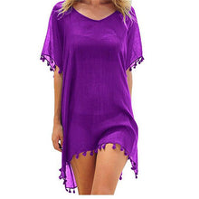 Load image into Gallery viewer, New Chiffon Tassels Beach Wear Women Swimsuit