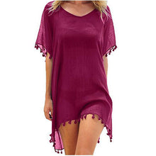 Load image into Gallery viewer, New Chiffon Tassels Beach Wear Women Swimsuit