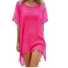 Load image into Gallery viewer, New Chiffon Tassels Beach Wear Women Swimsuit