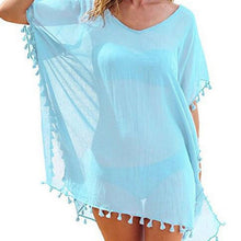 Load image into Gallery viewer, New Chiffon Tassels Beach Wear Women Swimsuit