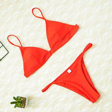 Load image into Gallery viewer, Women Micro Push Up Bikini