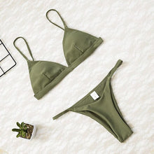 Load image into Gallery viewer, Women Micro Push Up Bikini