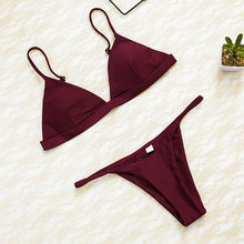 Load image into Gallery viewer, Women Micro Push Up Bikini