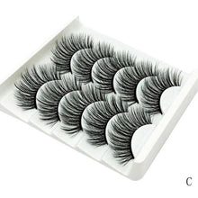 Load image into Gallery viewer, 5-Pair Mink Hair Eyelashes
