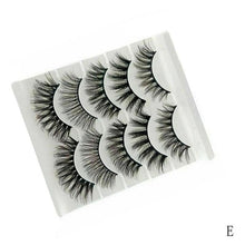 Load image into Gallery viewer, 5-Pair Mink Hair Eyelashes